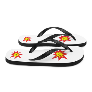 Positive Masters Angry Explosion Flip Flops right side view