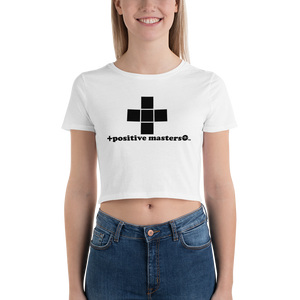 Plus Sign Logo Women’s Crop Top T-Shirts