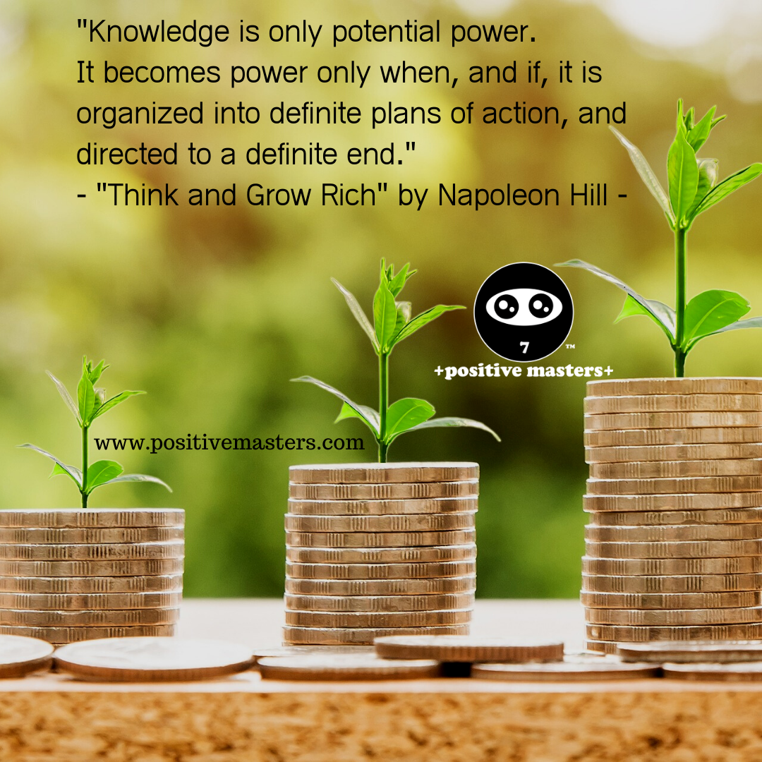 Knowledge is only potential power.