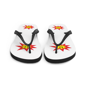 Angry Explosion Flip Flops