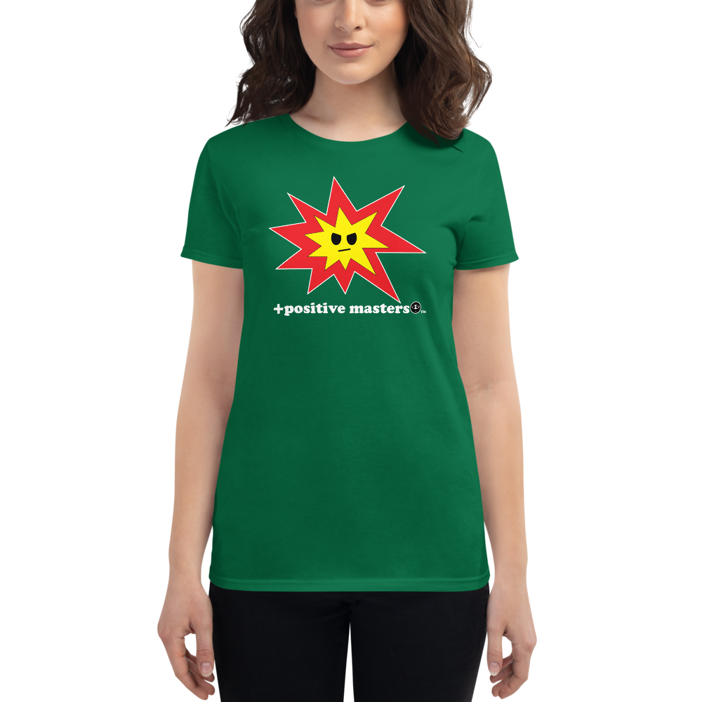 Angry Explosion Logo Dark Women's Fit T-Shirts
