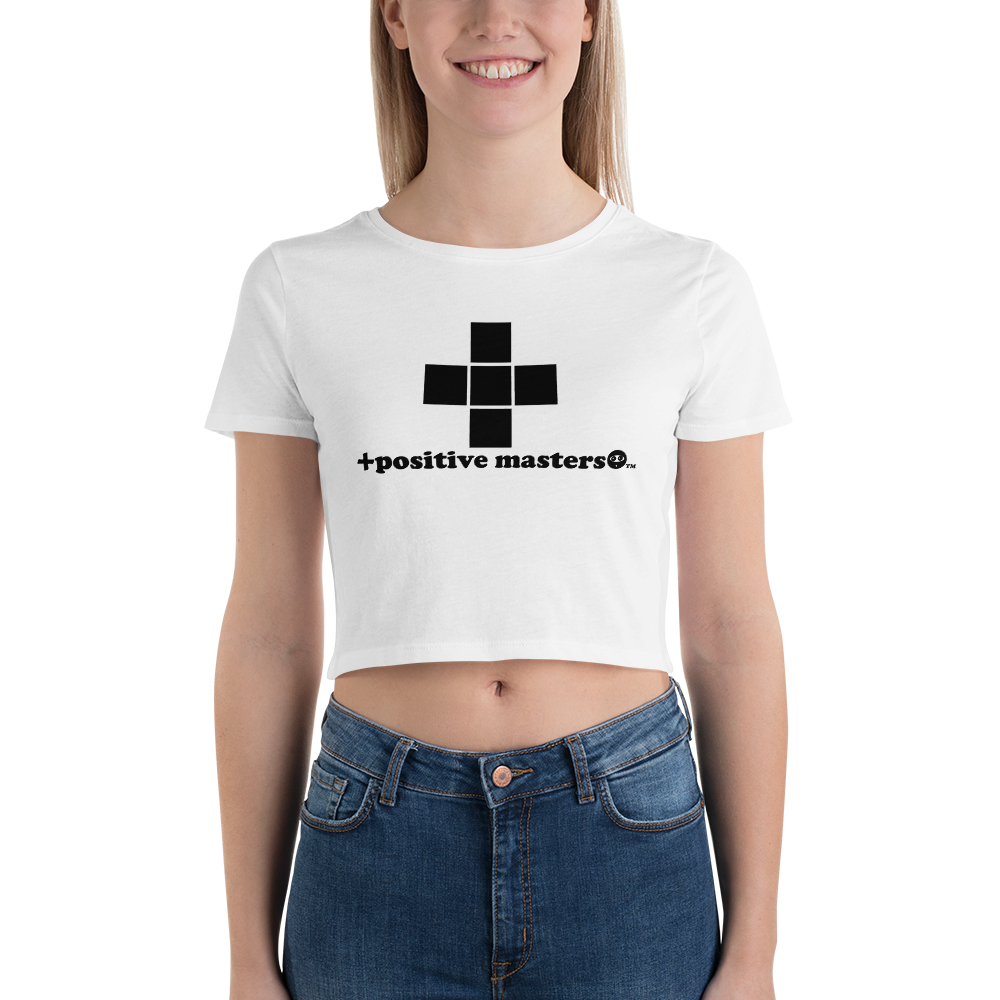 Plus Sign Logo Women’s Crop Top T-Shirts
