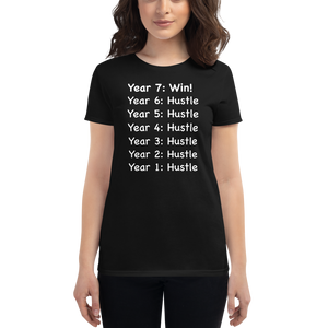 Consistency & Patience Mantra Dark Women's Fit T-Shirts