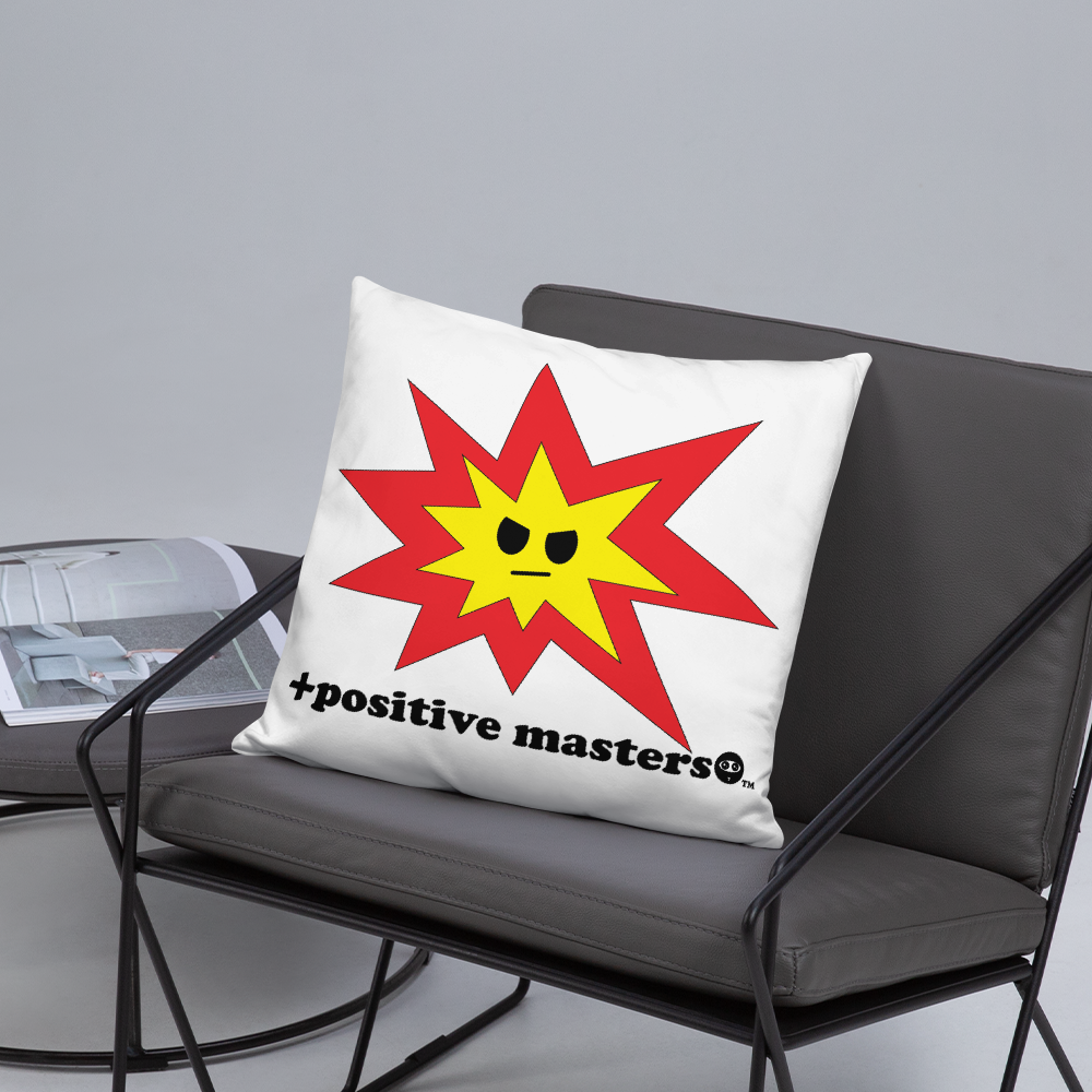 Angry Explosion Logo Pillows