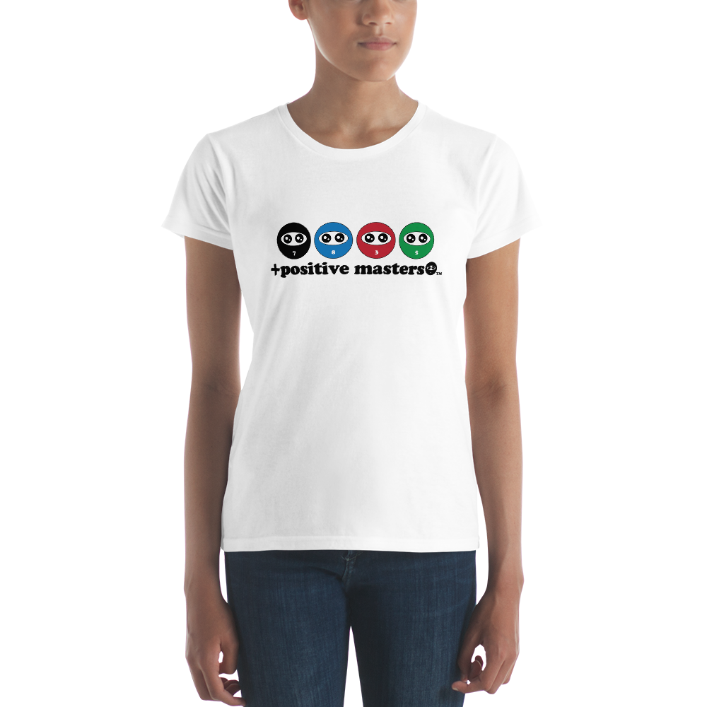 Entourage Women's Fit Short Sleeve T-Shirt - +positive masters+, shirts and clothing to crush anxiety and depression