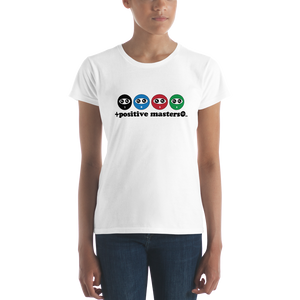 Entourage Women's Fit Short Sleeve T-Shirt - +positive masters+, shirts and clothing to crush anxiety and depression