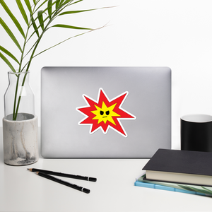 Angry Explosion Stickers