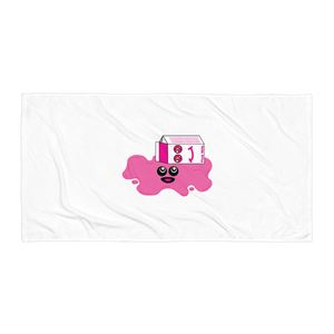 Spilled Pink Milk Towels