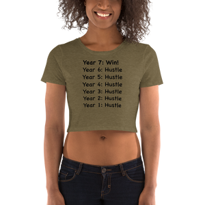 Consistency & Patience Mantra Women's Crop Top T-Shirts