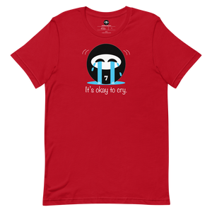 "It's okay to cry" Dark Unisex T-Shirts